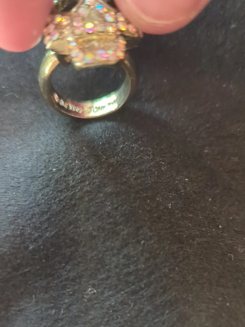 Betsey Johnson Sugar Skull Ring
